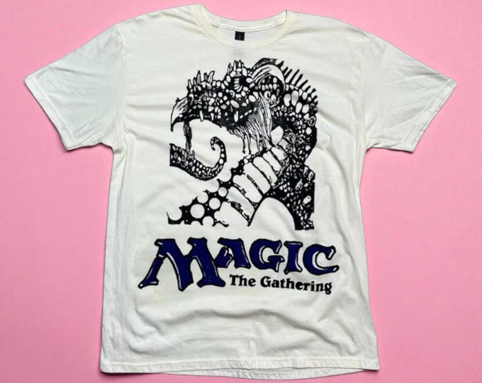Scaled Wurm MTG T-Shirt | Block Print Style, Hand-Carved
