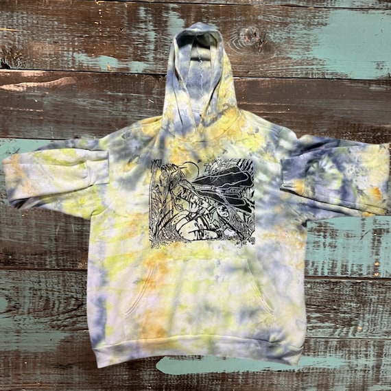 Tie dye |Mtg x earthbind Hoodie | Block Print SYtyle | MTG ' | Magic the gathering.