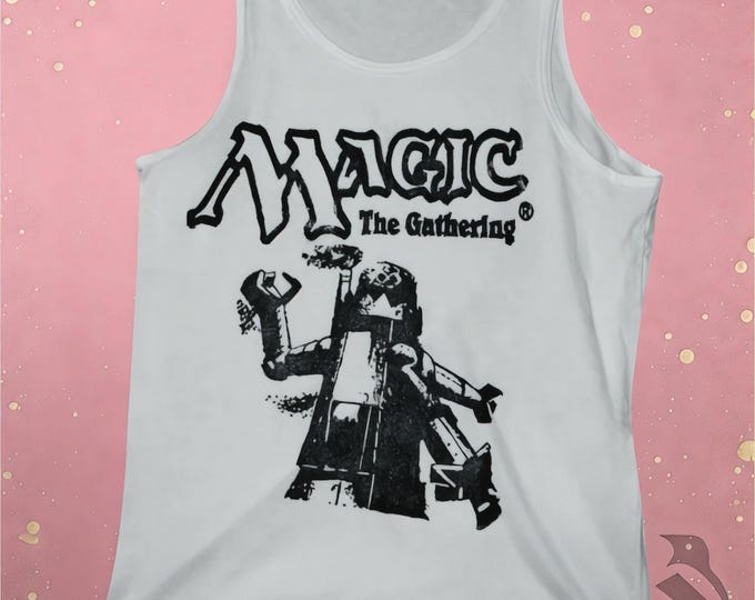 Triskelion Tank Top: Magic the Gathering Linocut Print (Soft Cotton)