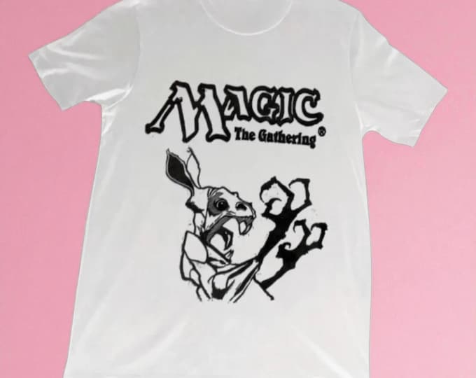 Polymorph MTG Shirt | Hand-Carved Linoprint, Magic the Gathering