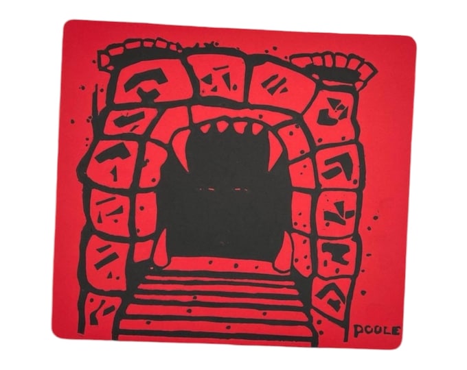 Howling Mine Linoprint: MTG Magic the Gathering Art