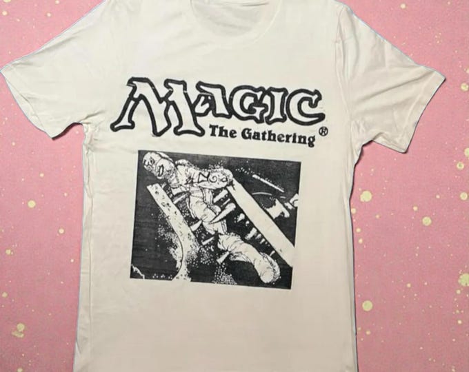 MTG Black Vise T-Shirt | Block Print Style, Hand-Carved Linoprint