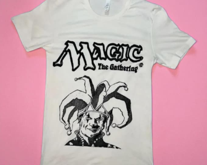 MTG Jesters Cap T-Shirt | Block Print Style, Hand-Carved