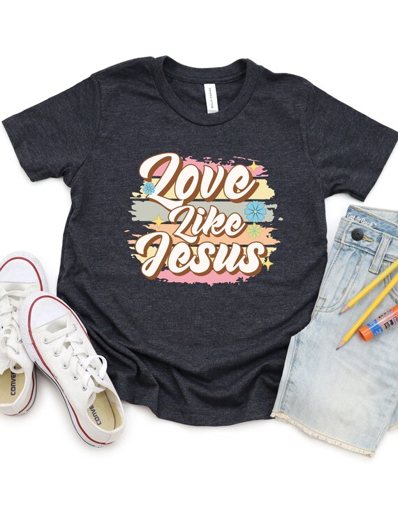 Love Like Jesus T-shirt, Kids T-shirt, Christian Kids, Faith Youth
