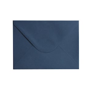 Wedding Invitation Envelopes, A7 Luxurious Envelopes, 133 x 184 mm, suits 5'' x 7'' Cards, 120GSM, Prussian Blue, Pack of 10