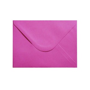 Wedding Invitation Envelopes, A7 Luxurious Envelopes, 133 x 184 mm, suits 5'' x 7'' Cards, 120GSM, Orchid, Pack of 10