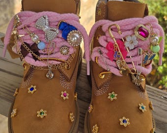 Custom Junk Timberland Boots (Toddler and Preschool)