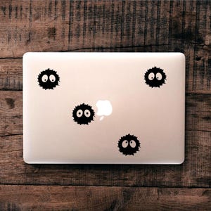 Studio Ghibli - Soot Sprites 4-Pack 2&quot; Decals - Weatherproof and UV Resistant Vinyl