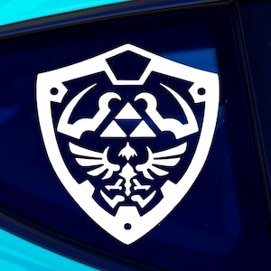 Legend of Zelda - Link&#39;s Shield 5&quot; Decal - Weatherproof and UV Resistant Vinyl