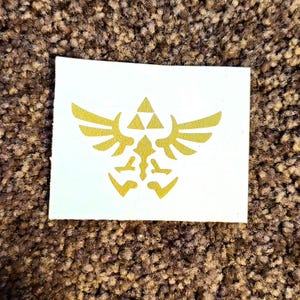 Legend of Zelda - Hylian Crest 2&quot; Decal - Weatherproof and UV Resistant Vinyl