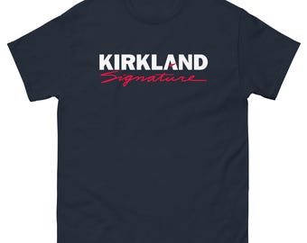 Kirkland Signature shirt, Costco Parody Tshirt, Embroidered Kirkland Tee , FDT Shirt