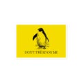 Penguins Tariff anti trump Bubble-free stickers , Don't tread o me Bubble-free stickers Penguins Trump Tariff product logo