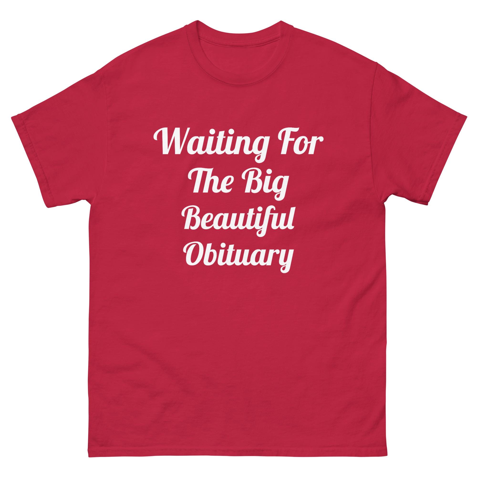 Obituary shirt - Etsy 日本