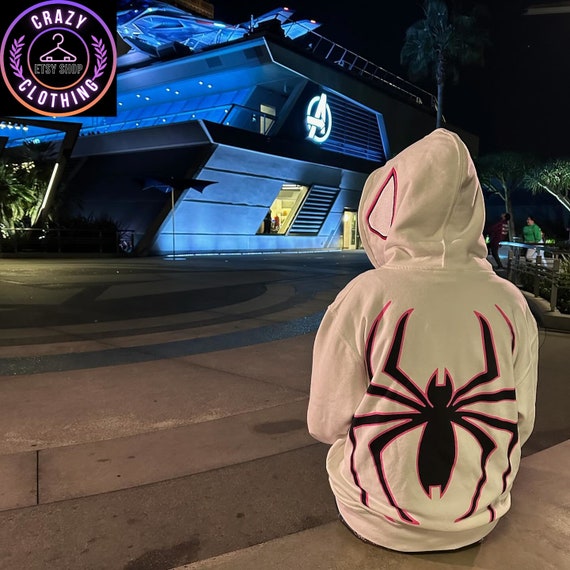 00s Y2K spiderスパイダーブラックジャージ刺繍ロゴジップアップM