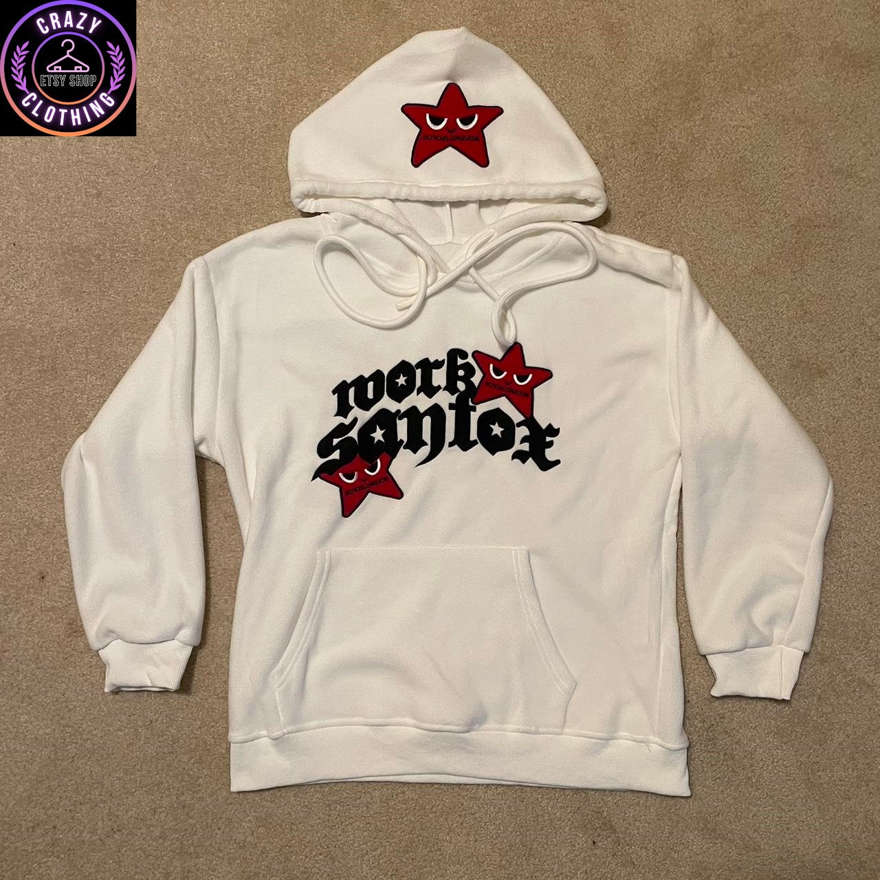 国内で当店のみ Supermade - Star Embroidered Hooded 国内で当店のみ Supermade - Star Embroidered Hooded
