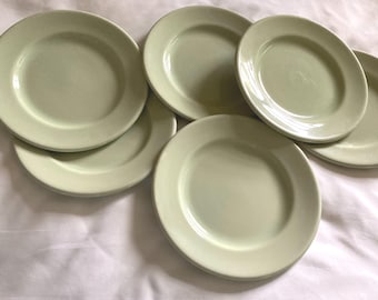 Grindley Almond Petal Restaurant Hotel Bistro 7&quot; Sandwich Dessert Side Plates X6