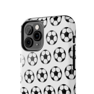 Soccer Ball Pattern Phone Case: Impact Resistant Sports Cover