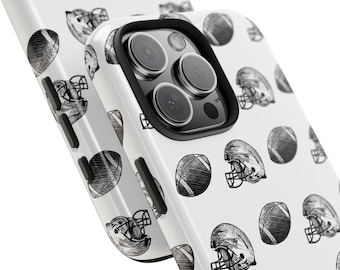 Football Phone Case - Protective Gridiron Cover, Sports Fan Gift, Touchdown Accessories for Football Lovers