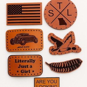 Custom Genuine Leather Patch