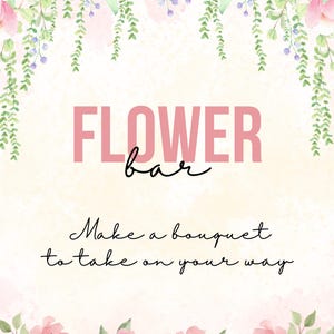 Flower Bar Sign