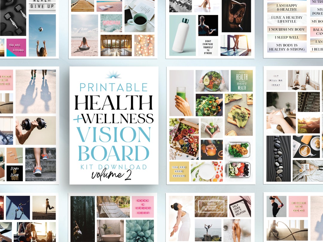 Self Care Vision Board Images | Health & Wellness, Positive ...