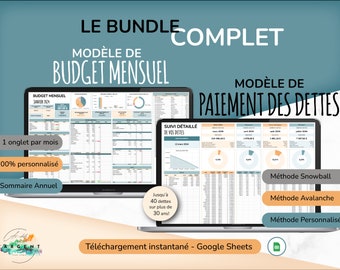 Complete Bundle: Monthly Budget and Debt Payment