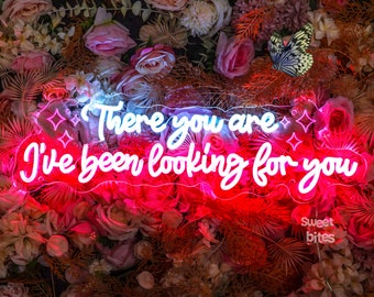 There you are I&#39;ve been looking for you Neon Sign,ACOTAR Neon Sign,Sarah J Maas Merch,Bookish Wall Sign,Gifts for Reader,Bookish Gifts