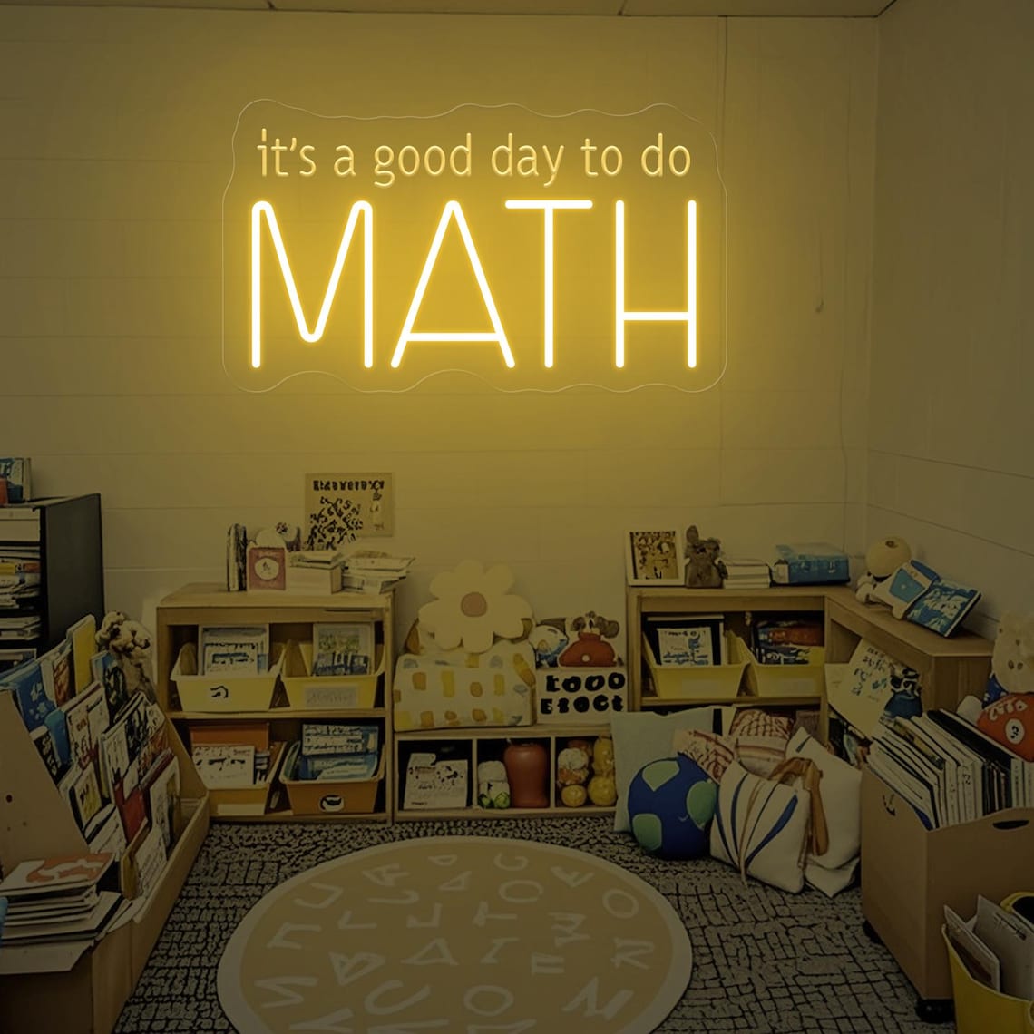 It's A Good Day to Do Math Neon Sign,math Classroom Decor Sign, Math ...