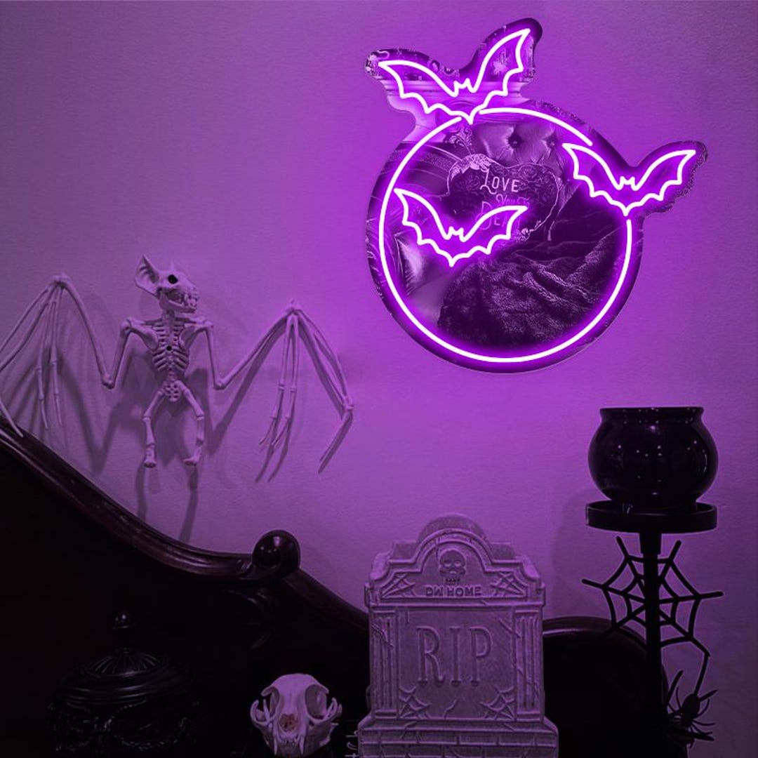Gothic Bat Mirror Neon Sign,gothic Mirror,spooky Wall Sign,gothic Lover Gift,witch Mirror Wall Decor,bat Wall Decor,goth Dark Wall Art Gifts - Etsy Japan
