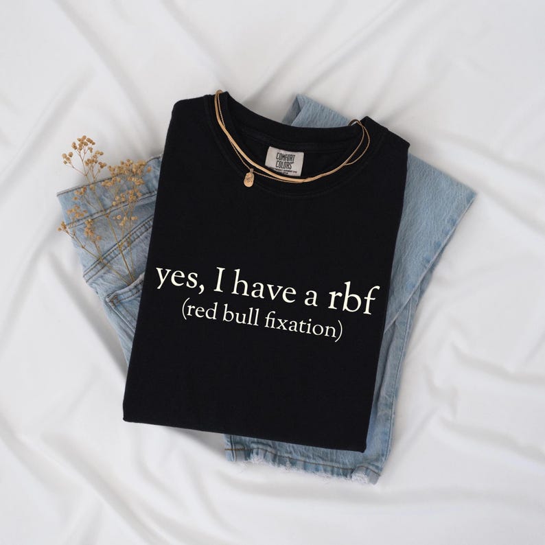 RBF Red Bull T-Shirt: Funny Energy Drink Lover Gift Black