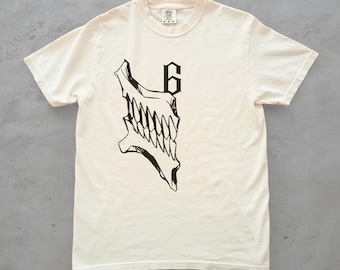 Bleach Espada Shirt, Grimmjow Jaegerjaquez Shirt, Espada Number 6, Bleach Inspired y2k Design, Vintage Streetwear Shirt, Bleach Anime Shirt
