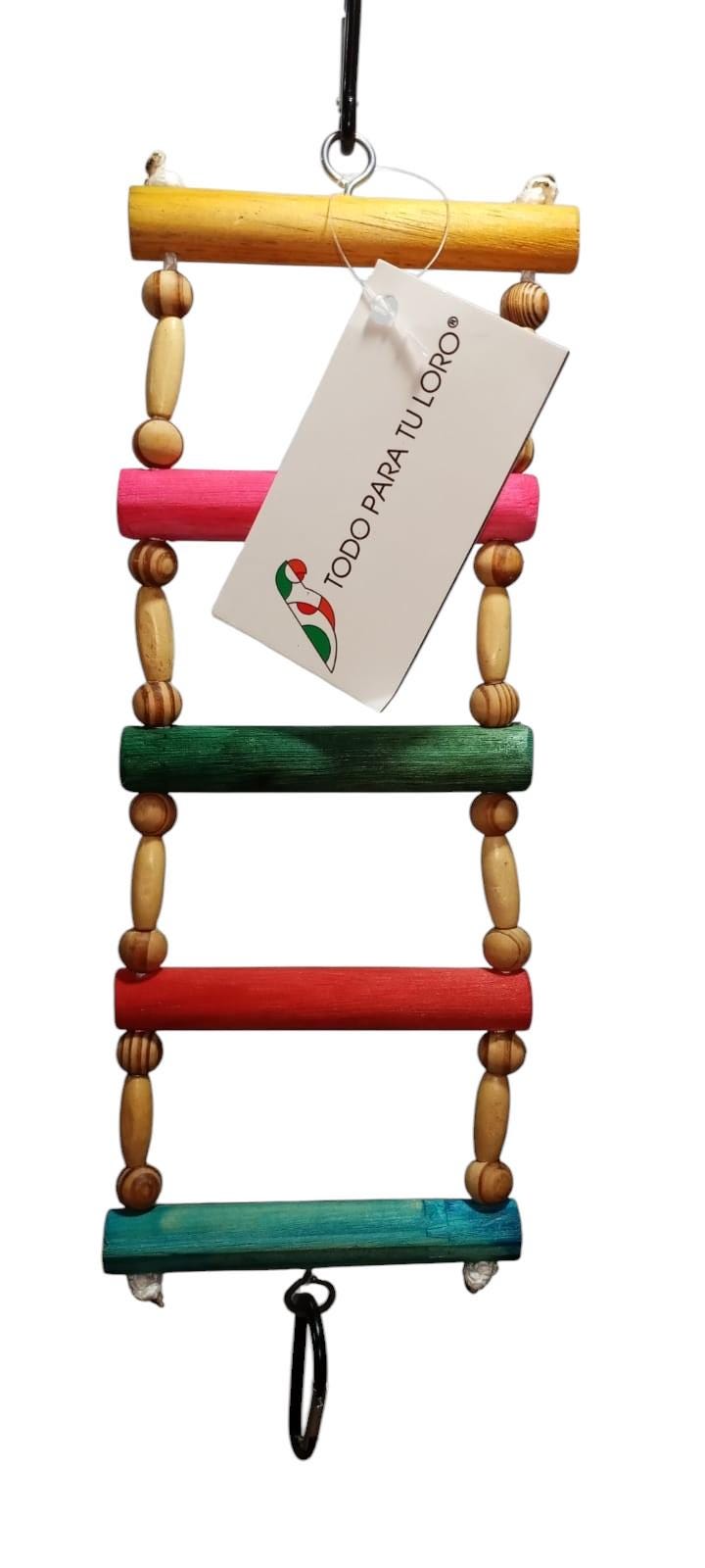 Buntes Holzspielzeug Für Vögel – Beißspielzeug Für Papageien, Sittiche & Nymphensittiche, 19,4 X 17 Cm