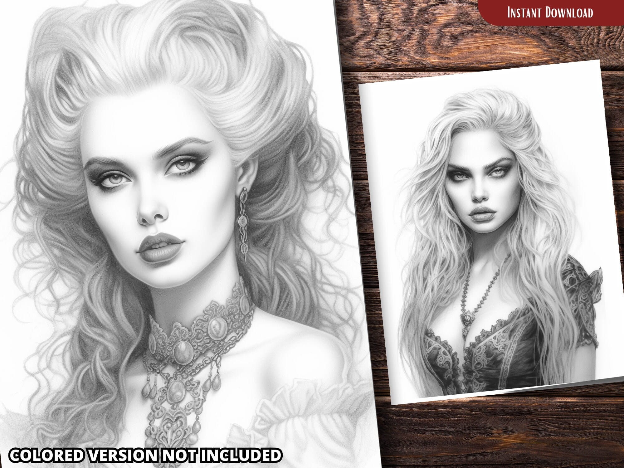Vampire Coloring Pages for Adults and for Kids for Relax and Stress