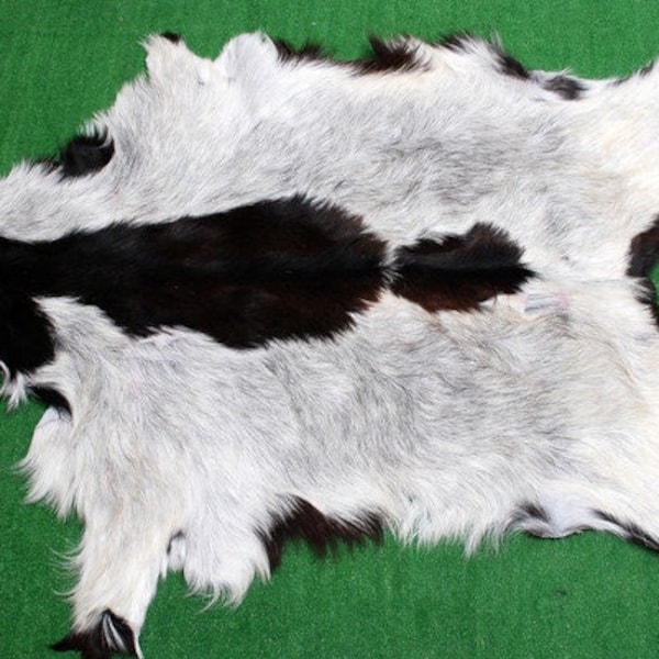 Goat hide rug