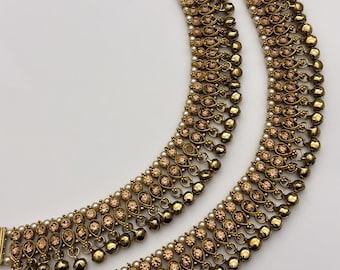 Bracelets de cheville avec grelots/ Bijoux indiens/ Bracelets de cheville/ Jhanjar/ Bijoux de mariée