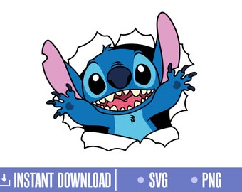 Stitch Svg, Ohana SVG, Family Svg, Cut files for Cricut Svg, png, instant download, COD035