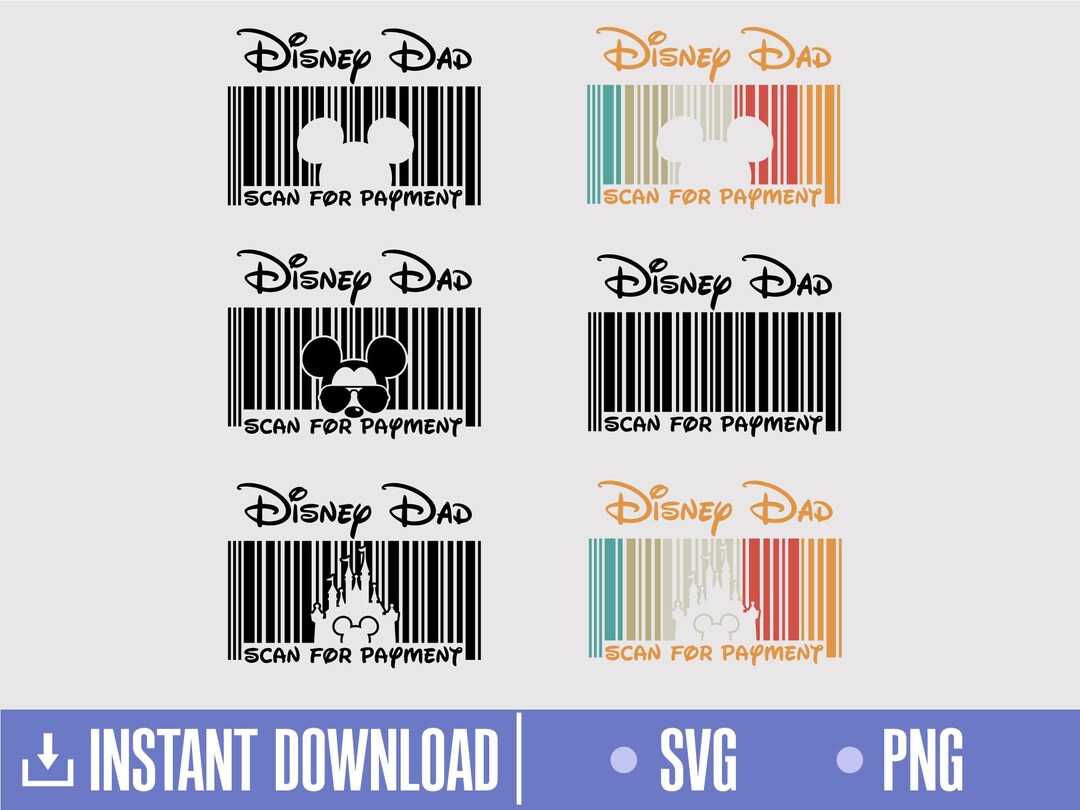 I'm Her Dad Scan Vf Dad Scan for Payment Svg, Bank of Dad Svg, Family Trip, Dxf, Cut Files