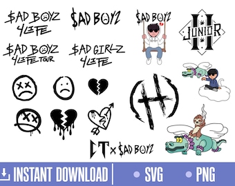 Junior H svg, Sadboyz for life, CT Svg, Amor Tumbado Png, Svg, dxf, Cut files for Cricut and Silhouette, instant download, COD017