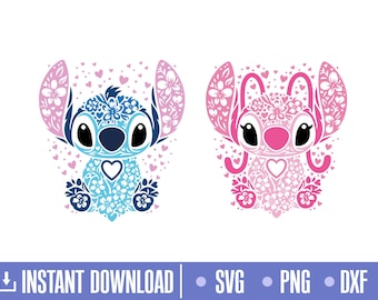 Floral Stitch Mandala Svg, Floral Angel Svg, Cut files for Cricut, Svg, png, instant download, COD083