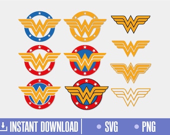 Wonder Svg, Woman Png, Cut files for Cricut Svg, png, instant download, COD108