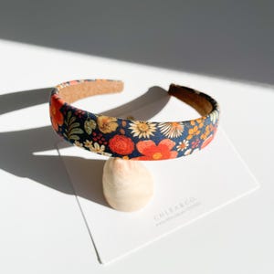 Vintage Summer Headband | Hard Headband | Fabric Headband | Retro Headband | Vintage Headband | Unique Headband | Kids Toddler Headband