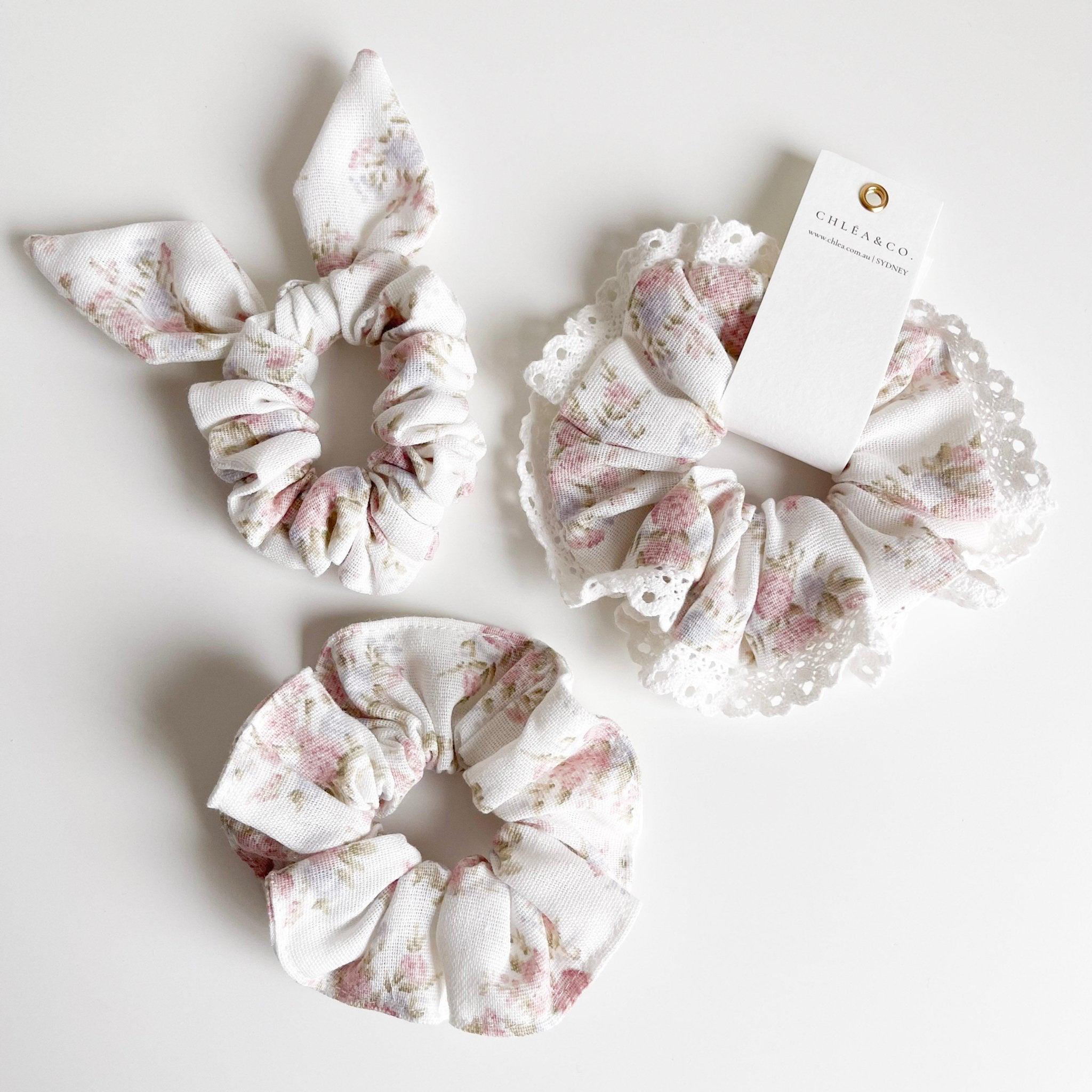 MCM LAURETOS HAIR SCRUNCHY PINK WHITE GOLD NEW NWOT Mini Ella Boston Bag in Lauretos Pink | MCM ®AU main image 2