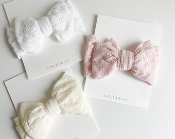 Soft Bow Headband | Top Knot Headband | Bow Headband | Newborn Baby Girl Toddler Headband | Cute Bow |  | Baby Girl Gift | Baptism