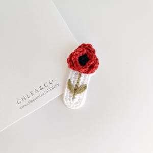 Petite Rose Crochet Clip | Unique Toddler Hair Clip | Mini  Crochet Snap Clip | Cute Toddler Hair Clip | Little Girl Gift | Unique Bow