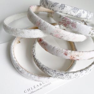 Vintage Alice Headband | Hard Headband | Fabric Headband | Summer Headband | Vintage Headband | Unique Headband | Kids Toddler Headband