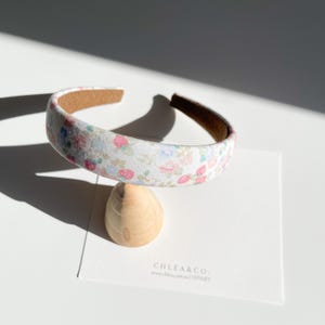 Vintage Strawberry Headband | Hard Headband | Fabric Headband | Summer Headband | Vintage Headband | Unique Headband | Kids Toddler Headband
