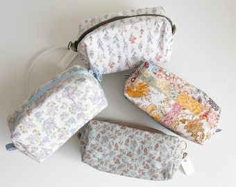 Trousse à Crayons En Velours Côtelé De Grande Capacité Avec Fermeture éclair Pour Stylos, Crayons, Maquillage, Cosmétiques