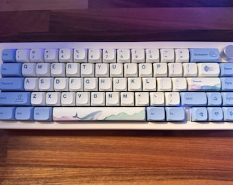Custom GMK67 | 65% Keyboard | Hand Lubed Switches | Hot Swappable Switches
