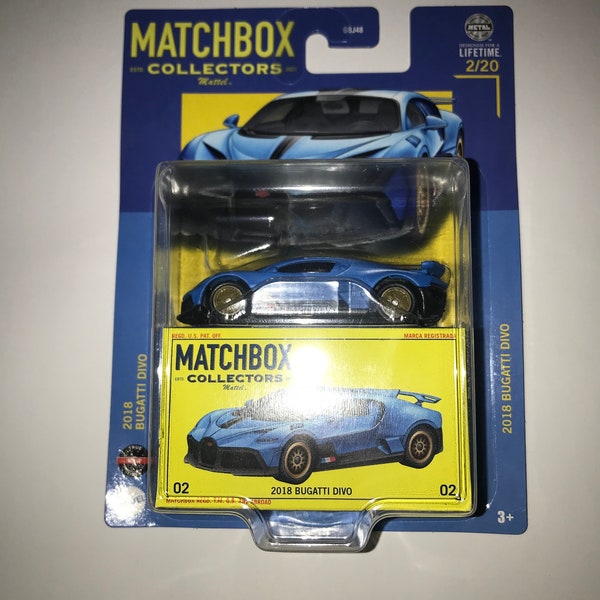 Matchbox - 2018 Bugatti Divo - 2/20 - 02 - Collectors - Brand New Sealed