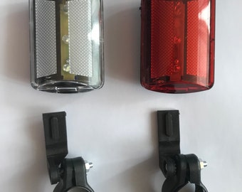 Bicycle Lights - 3 Modes - White and Red LEDs - Brand New